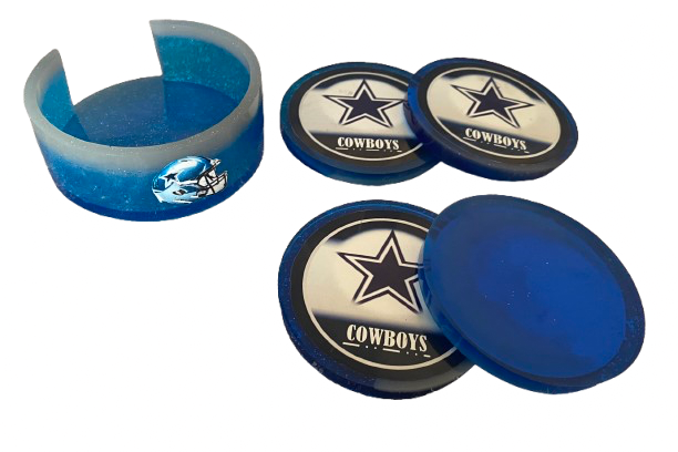 5pc Coaster Set (Football Team)